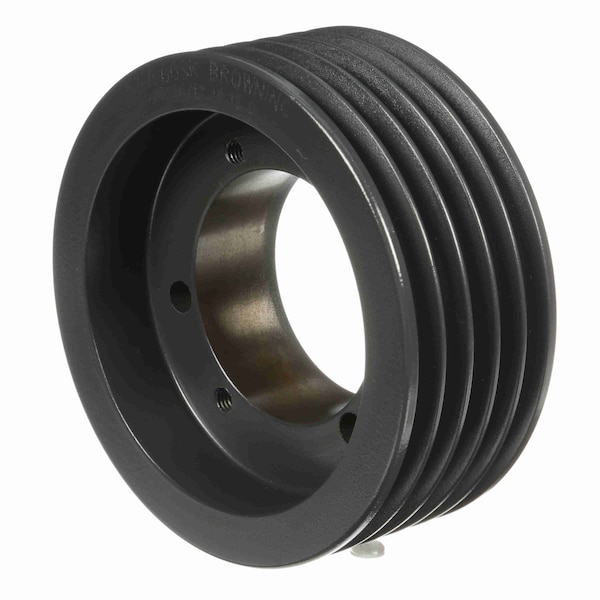 5 Groove Cast Iron Bushed Bore Multiple Sheave, 53V560SK